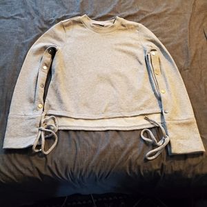 J.O.A. Sweatshirt wirh ties
